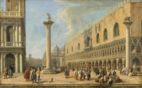 View of Venice with the Piazzetta Di San Marco and Palazzo Ducale by Luca Carlevarijs